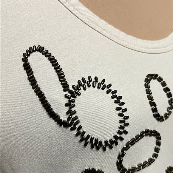 Chico's beaded Tee - Picture 2 of 5